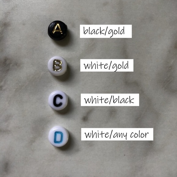 Personalized custom beaded bracelet/ heishi 6mm clay beads - Picture 13 of 16